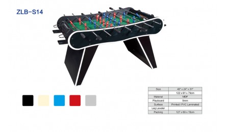 8杆新造型桌上足球机SZX-S14