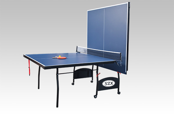 72779太阳集团游戏折叠乒乓球台蓝色面板